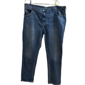 Old Navy Dark Wash Jeans - 18 - Mid Rise Wow Boyfriend